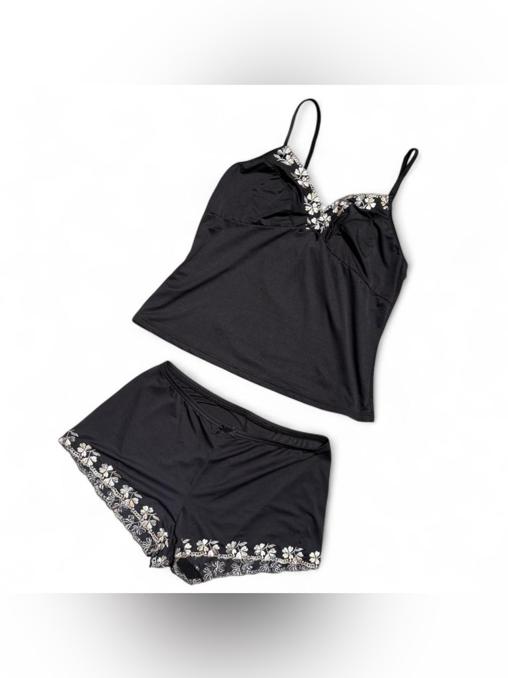 vintage y2k matching tank and short set
